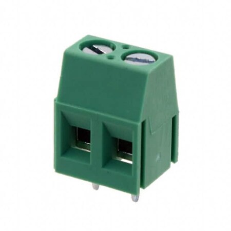 Fci Fixed Terminal Blocks Vi-5.08-2P Green - Zinc Contact With Bright Tin Plated B/M Clamp With Ni VI02215200J0G
